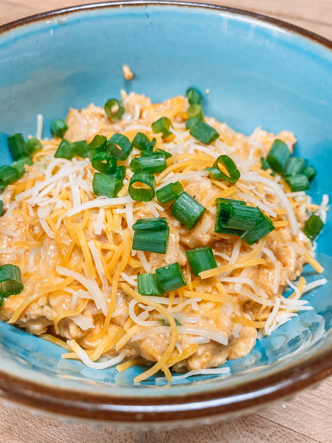 Keto Instant Pot Buffalo Chicken Cauliflower Mac & Cheese