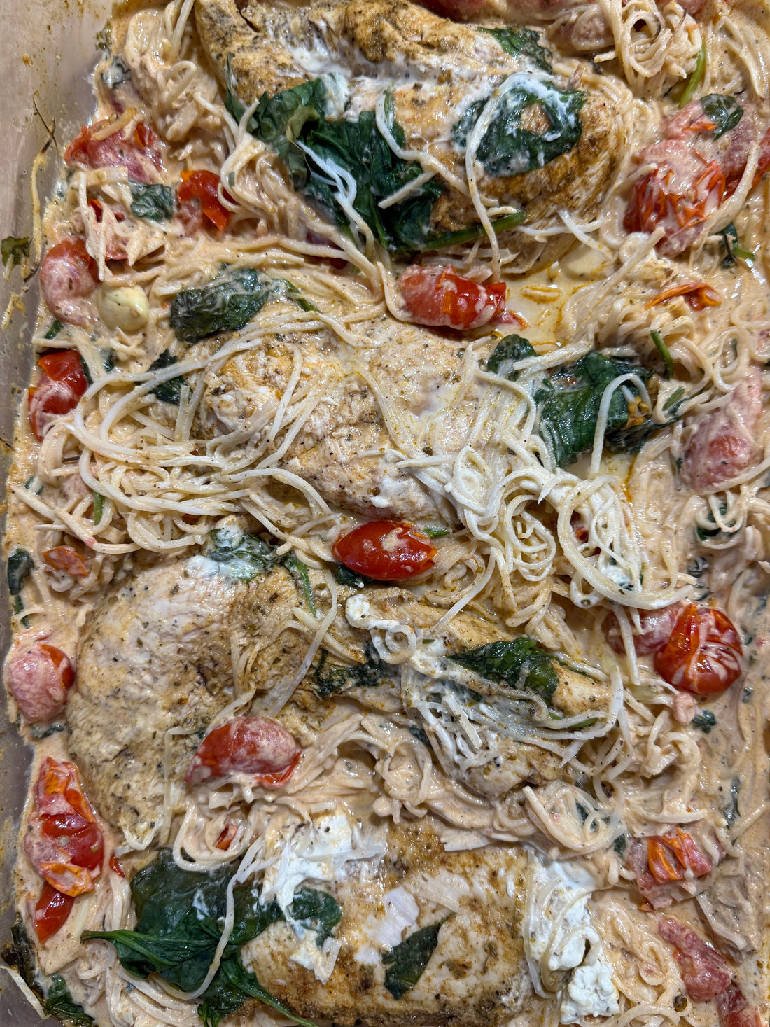 Tuscan Cream Chicken with Hearts of Palm