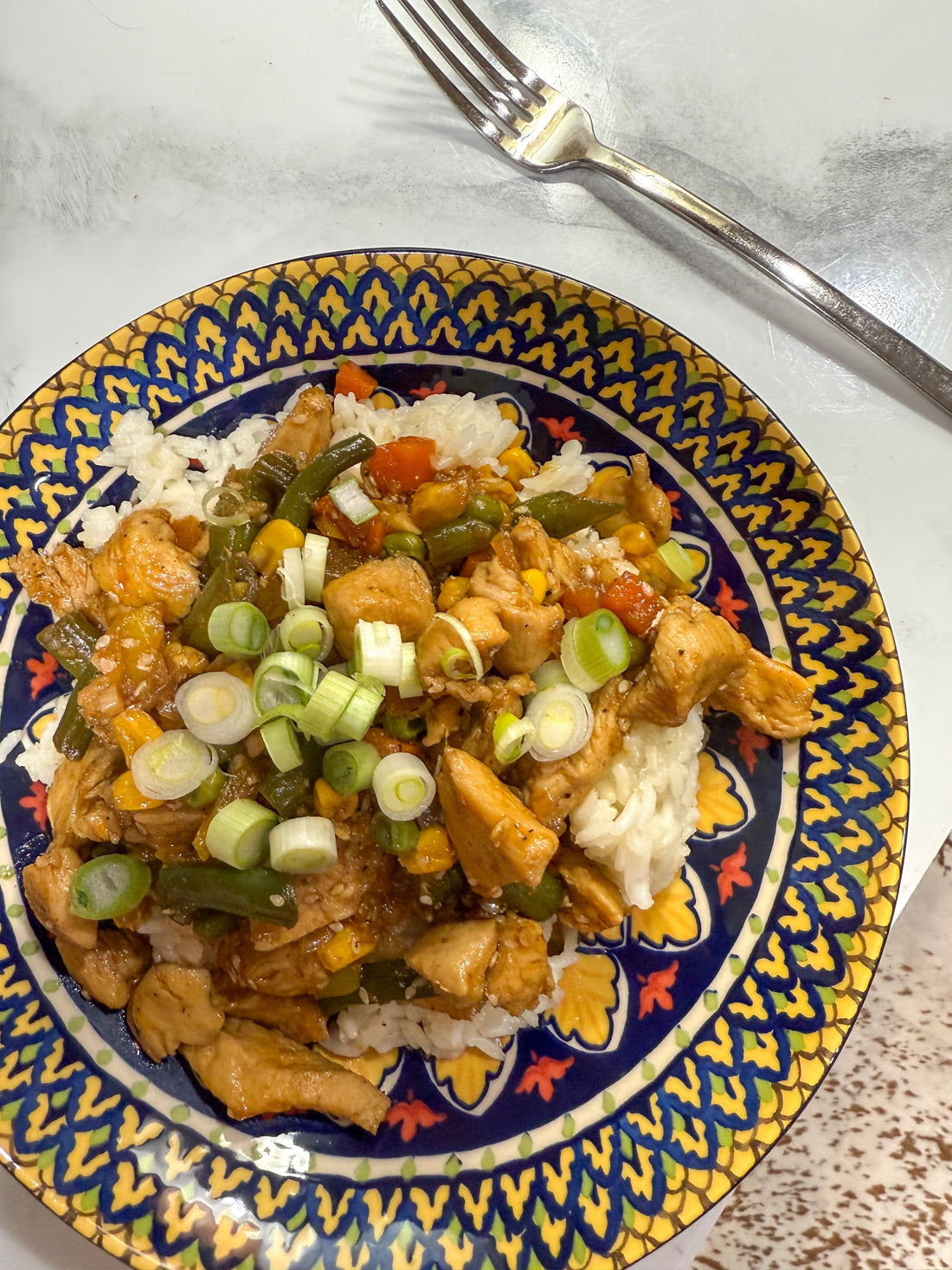 Chicken Stir Fry with Rice