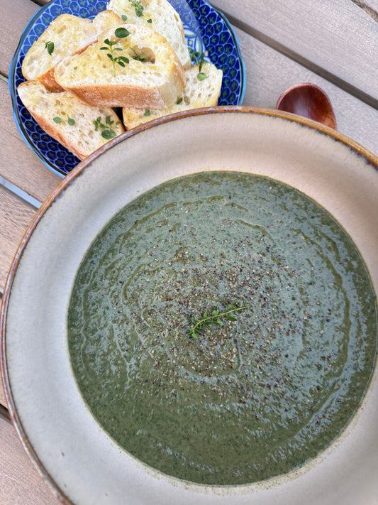 Creamy Green Bean Dip & Crusty Bread