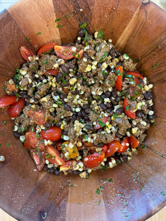 Southwest Beef, Black Bean & Corn Salad