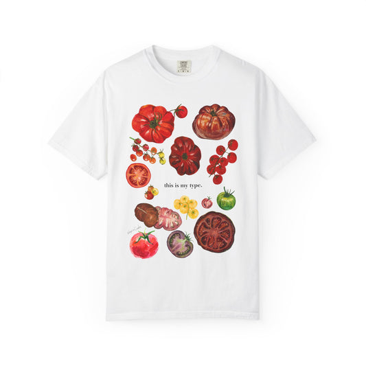 Heirloom Tomatoes Graphic T-Shirt - 'this is my type' Produce Tee
