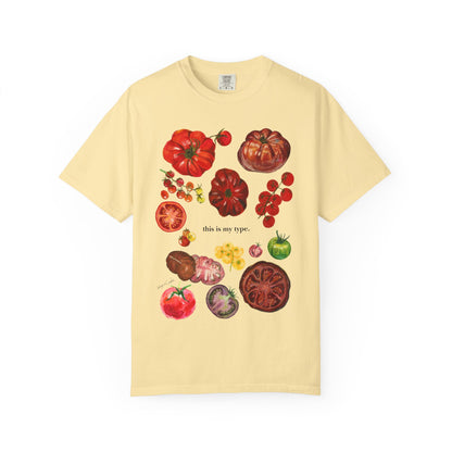 Heirloom Tomatoes Graphic T-Shirt - 'this is my type' Produce Tee