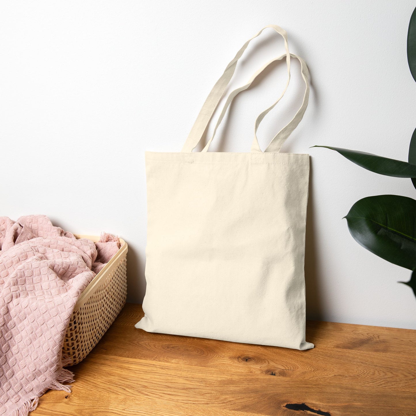Gourmet Snacks Canvas Tote Bag — Illustrated Food Market Grocery Shopper