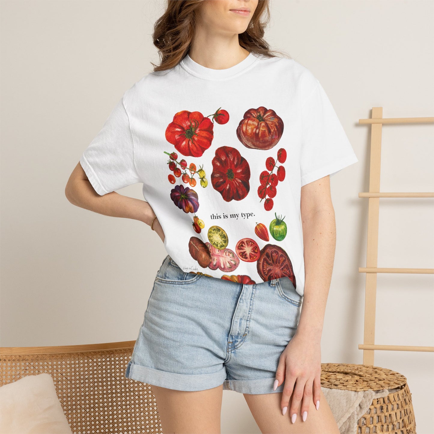 Heirloom Tomatoes Graphic T-Shirt - 'this is my type' Produce Tee