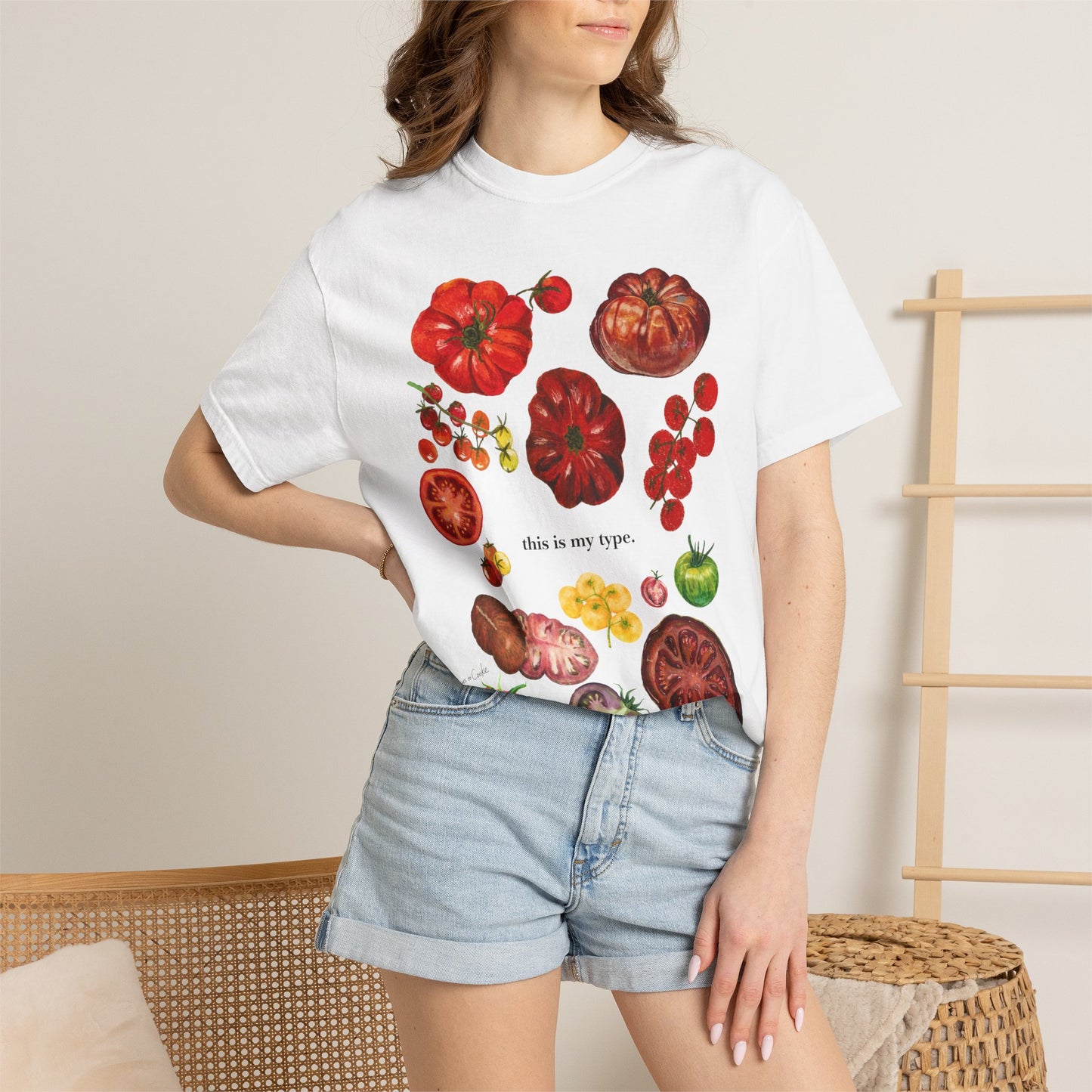 Heirloom Tomatoes Graphic T-Shirt - 'this is my type' Produce Tee