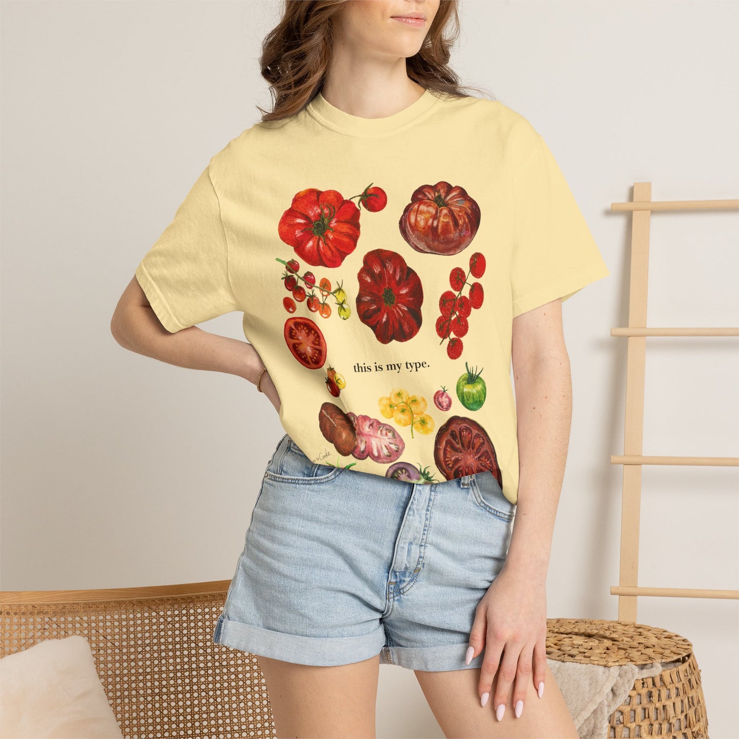 Heirloom Tomatoes Graphic T-Shirt - 'this is my type' Produce Tee