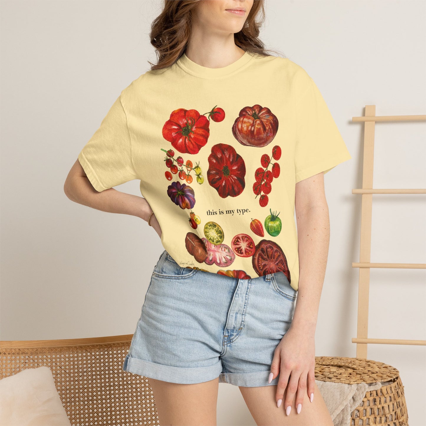 Heirloom Tomatoes Graphic T-Shirt - 'this is my type' Produce Tee
