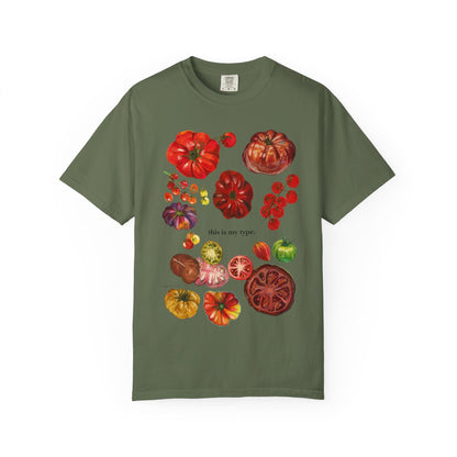 Heirloom Tomatoes Graphic T-Shirt - 'this is my type' Produce Tee
