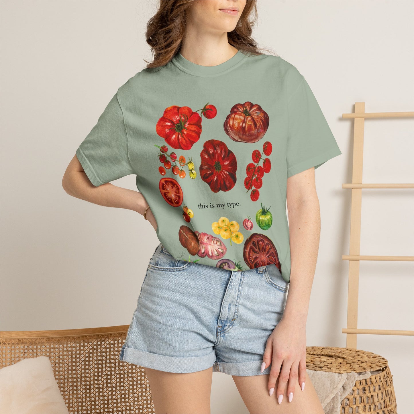Heirloom Tomatoes Graphic T-Shirt - 'this is my type' Produce Tee