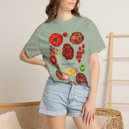 Heirloom Tomatoes Graphic T-Shirt - 'this is my type' Produce Tee