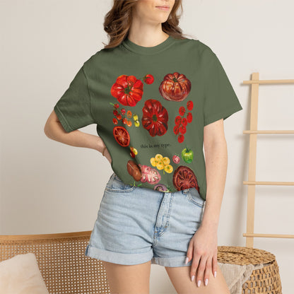 Heirloom Tomatoes Graphic T-Shirt - 'this is my type' Produce Tee