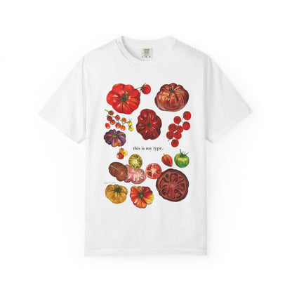Heirloom Tomatoes Graphic T-Shirt - 'this is my type' Produce Tee