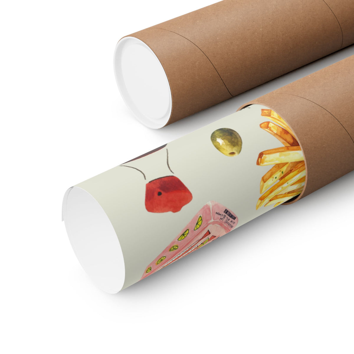 Food Illustration Poster — “Keep it Salty" Matte Vertical Art Print