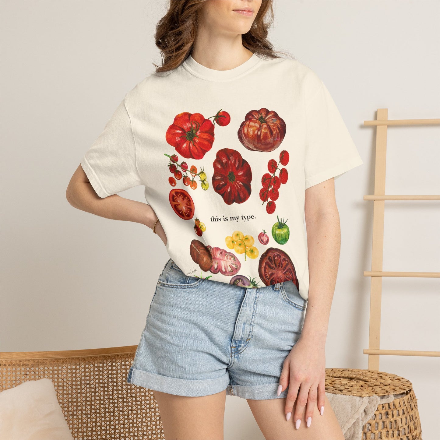 Heirloom Tomatoes Graphic T-Shirt - 'this is my type' Produce Tee