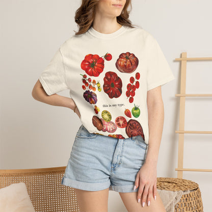 Heirloom Tomatoes Graphic T-Shirt - 'this is my type' Produce Tee