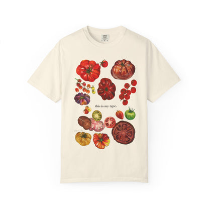 Heirloom Tomatoes Graphic T-Shirt - 'this is my type' Produce Tee